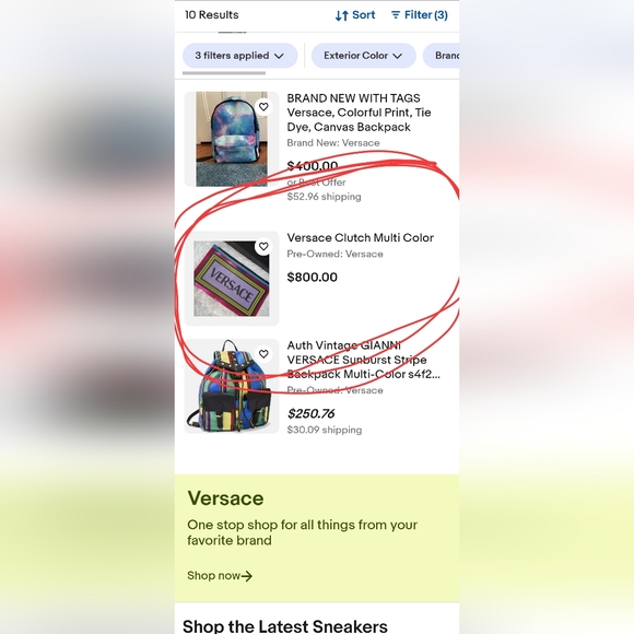 Authentic Versace bag - Picture 10 of 10